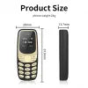 Go Mobile Mini G1000 - Finger Size Mobile - Ungli Jitna Mobile - Dual Sim - Official PTA Approved - Without camera - Auto call recording - Voice Changer - Bluetooth - Bluetooth dialer - 380mAH Battery - Smallest Phone in World - Memory card Supported