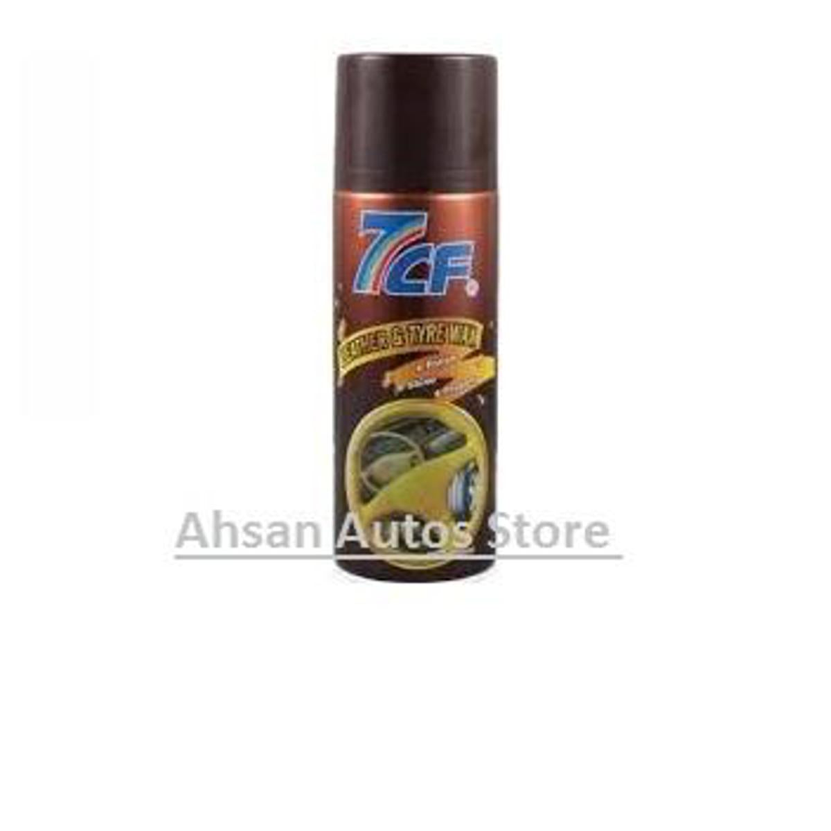 7CF Dashboard Leather& Tire Wax (Brown) - 450 ml