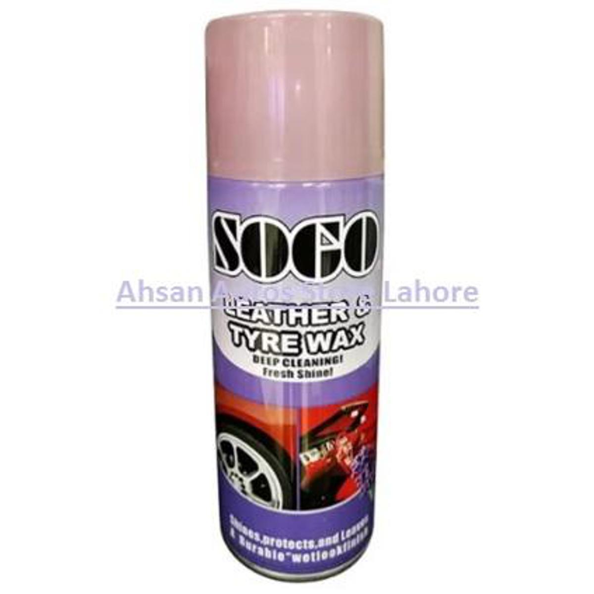 Sogo Dashboard Leather and Tire Wax